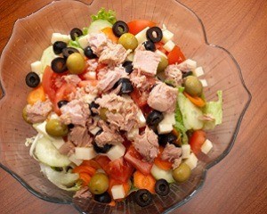 insalata con le olive