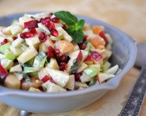 insalata con lo yogurt