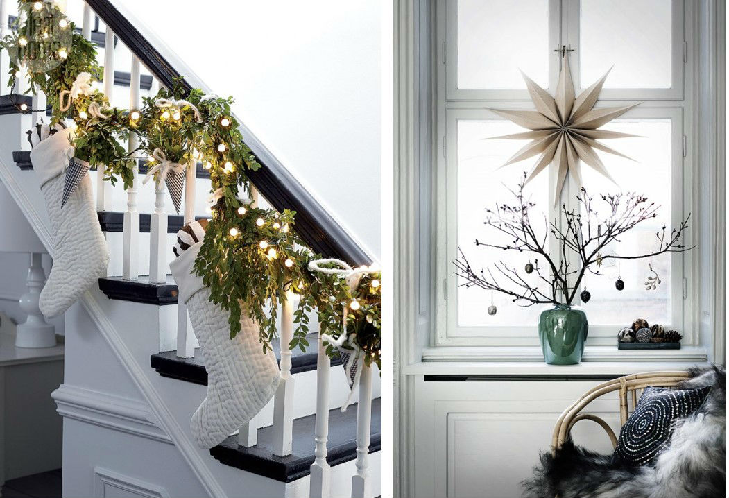 Idee natalizie per decorare la casa e le finestre