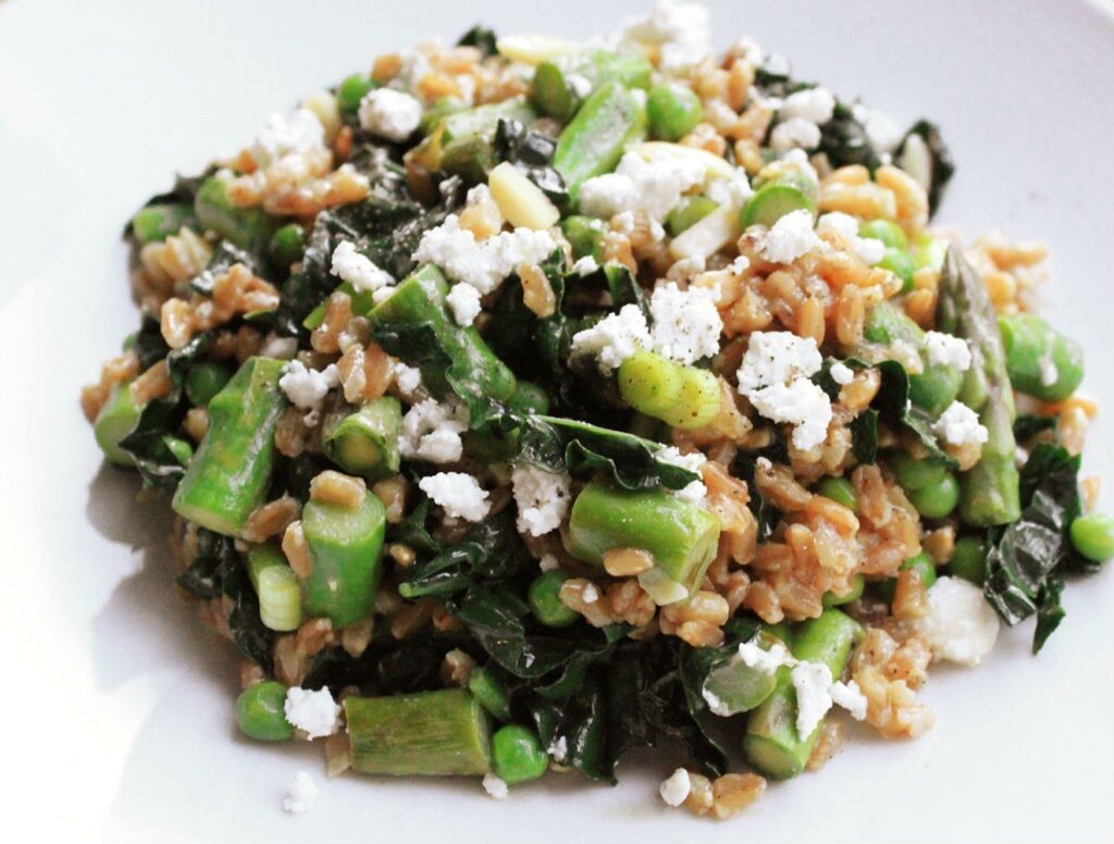 Insalata di farro e fagiolini