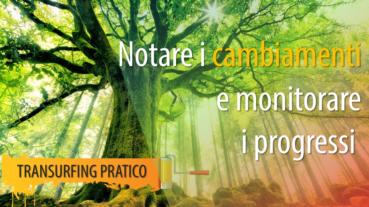Il terzo suggerimento della sacerdotessa Tafti: notare i cambiamenti e monitorare i progressi