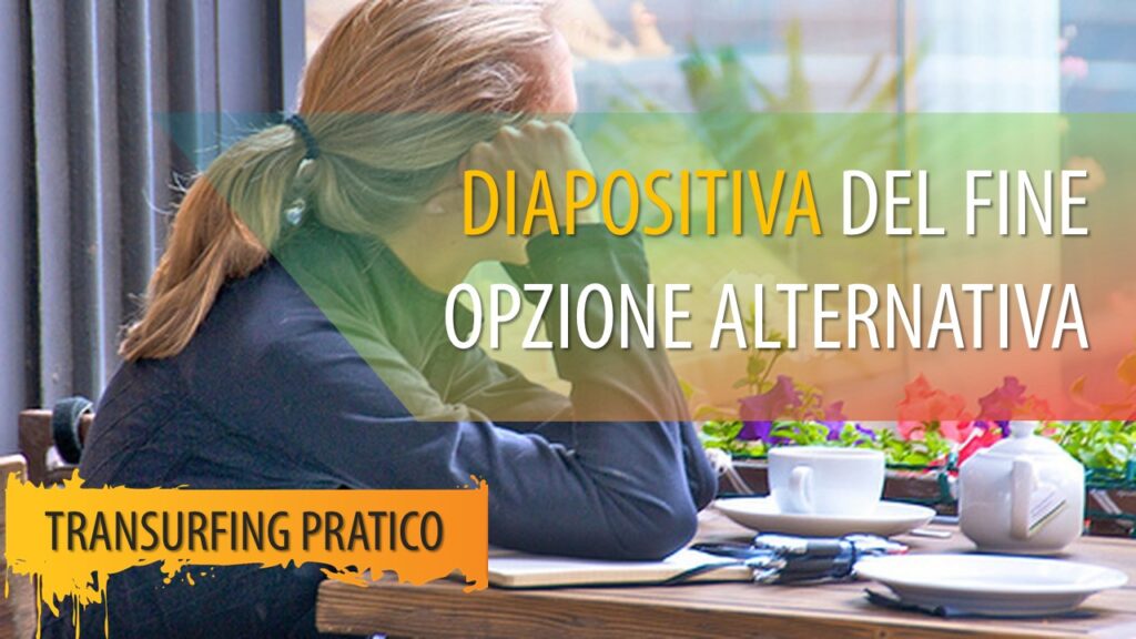Diapositiva del fine. Opzione alternativa