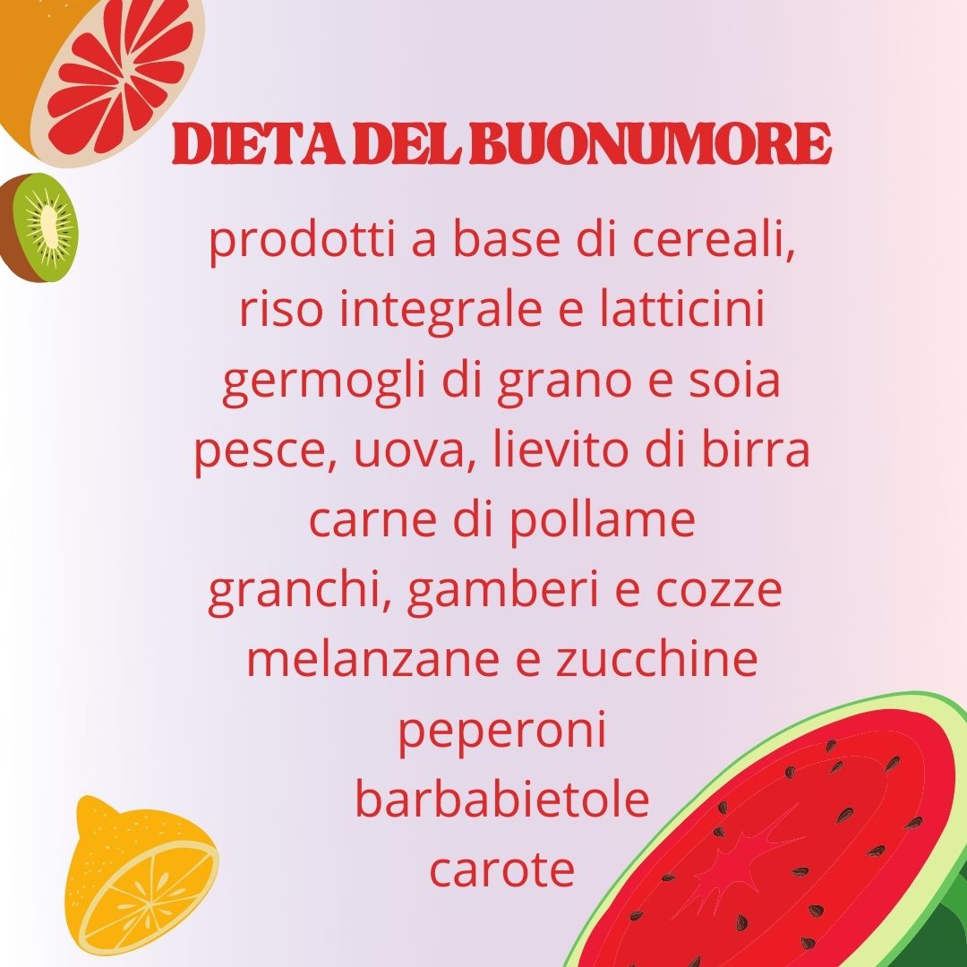 DIETA E DEPRESSIONE. Cibi di buon umore