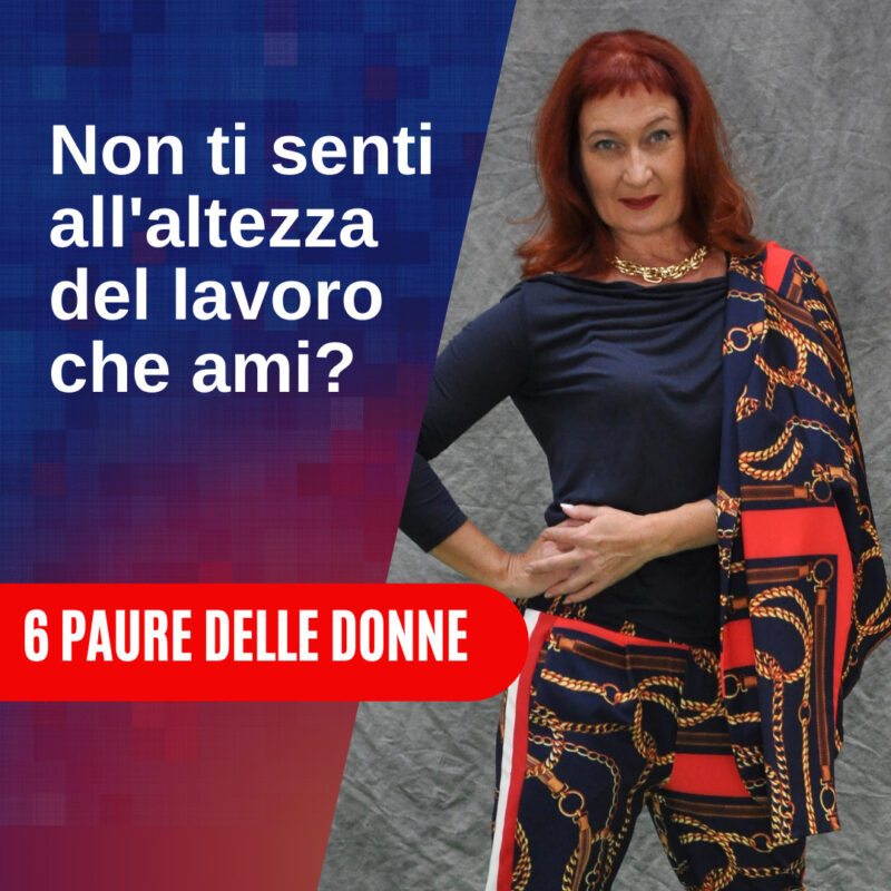 Non ti senti all'altezza del lavoro che ami
